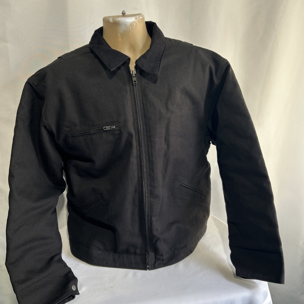 CornerStone Duck Cloth Work Jacket Detroit Style Jacket  Black